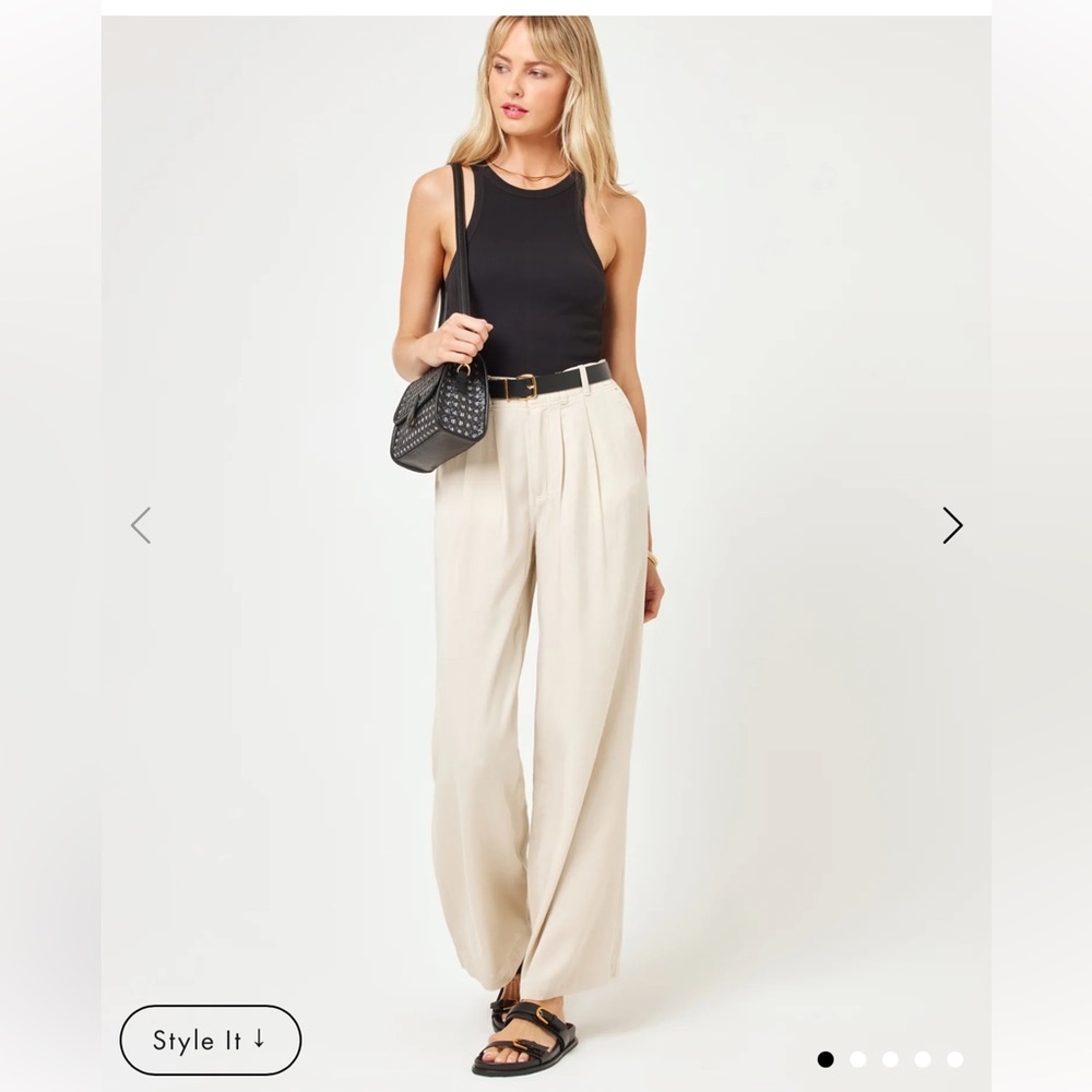 LSPACE Rhodes pant trouser (small) cream